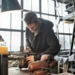 spray painting metal